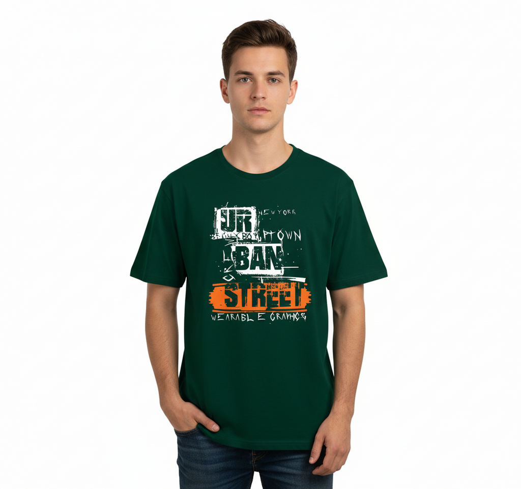 Round neck casual T shirt #R0012